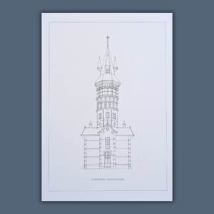 Tekening watertoren Schoohoven