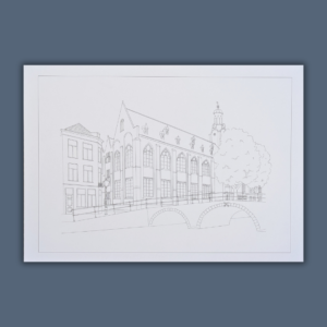 Academiegebouw Leiden - Print