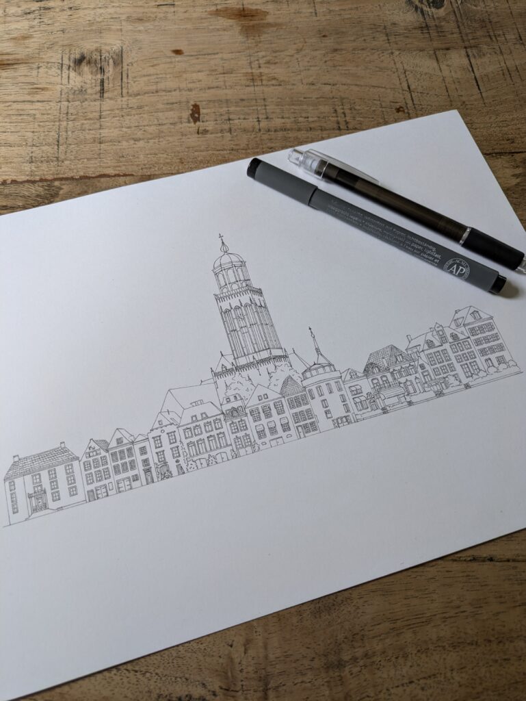 Stadsillustratie Deventer