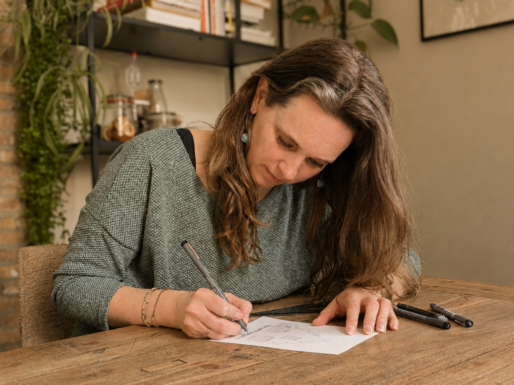 Tekening van je huis laten maken door huisgemaakt